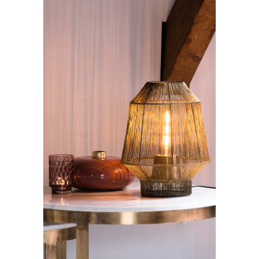 Light & Living Tafellamp Vitora Antiek Brons Ø37x46cm