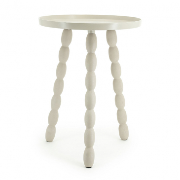 By-Boo Bijzettafel Bean Off-Wit