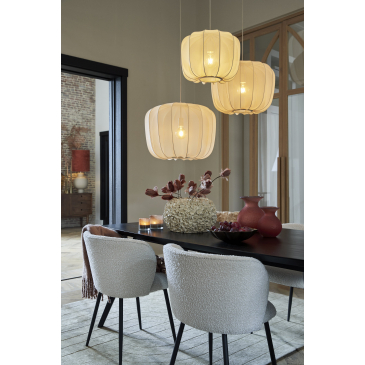 Light & Living Hanglamp Plumeria Zand Ø50x37,5cm