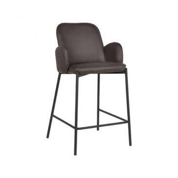 LABEL51 Barkruk Jari Antraciet Microfiber