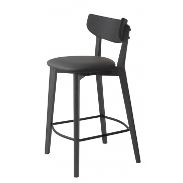 Barstoel Pero Zwart Pu - Giga Living