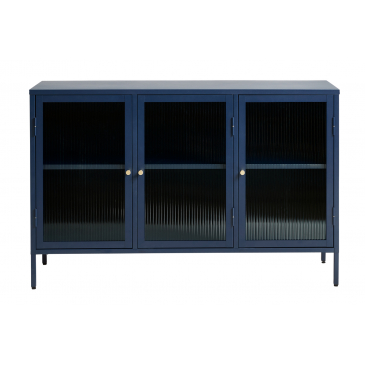 Dressoir Bronco Blauw Glas 3 Delen - Giga Living