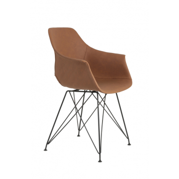 Light & Living Eetkamerstoel Serbin Bruin