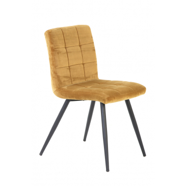 Light & Living Eetkamerstoel Olive Velvet Karamel