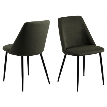 Eetkamerstoel Linne Groen - Giga Living