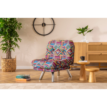 Slaapfauteuil Misa Small Solo Patchwork