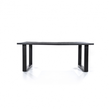 Eleonora Eettafel Zwart/Mangohout 160x90cm
