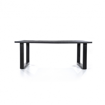 Eleonora Eettafel Zwart/Mangohout 200x100cm
