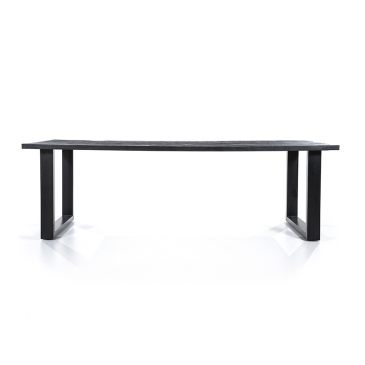 Eleonora Eettafel Zwart/Mangohout 240x100cm