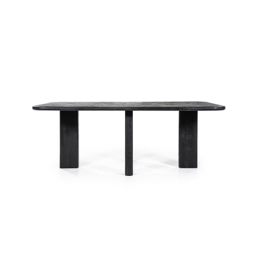 Eleonora Eettafel Fynn 200x100x75 Zwart