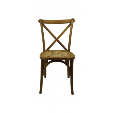 HSM Collection Eetkamerstoel Rotan Naturel Teak/Rotan