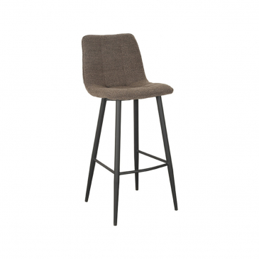 LABEL51 Barkruk Jelt - Bruin - Bouclé