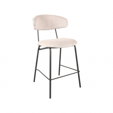 LABEL51 Barstoel Zack - Naturel - Ribcord