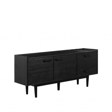 LABEL51 Dressoir Cali Zwart Acaciahout 170cm