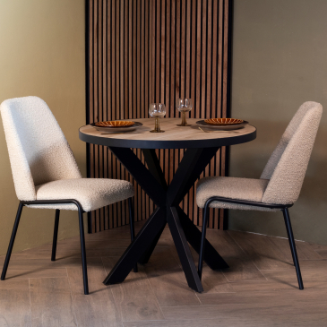 Eettafel Kick Eiken Naturel 150cm - Giga Meubel