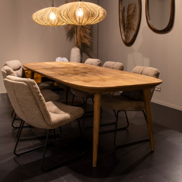 Eleonora Eettafel Tabassum Teakhout 260cm