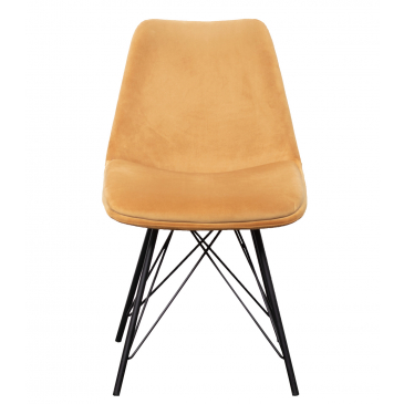 Stoel Ivy Velvet Goud (set van 2) - Giga Meubel 
