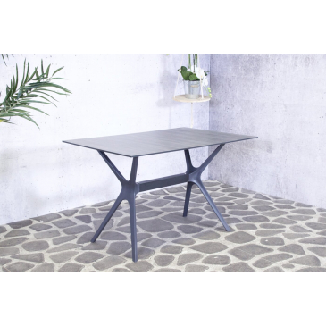 SenS-Line Tuintafel Jasper Antraciet 120x80cm