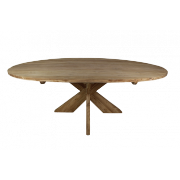 HSM Collection Eettafel Ovaal 240cm Naturel Teak
