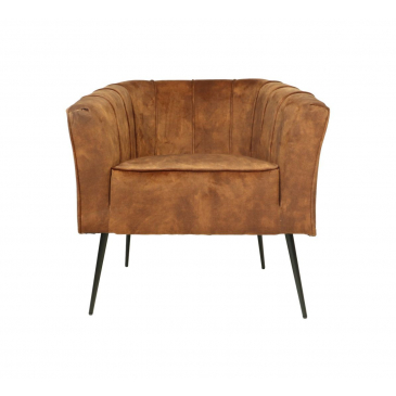 HSM Collection Fauteuil Chester Bruin/Zwart Adore