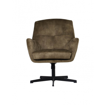 HSM Collection Fauteuil Cleveland Groen/Zwart Adore/Metaal