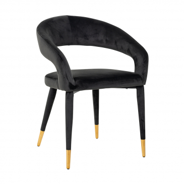 Richmond Stoel Gia Antraciet Velvet