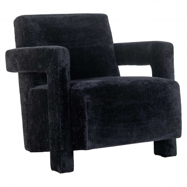 Richmond Fauteuil Devanto Zwart Chenille