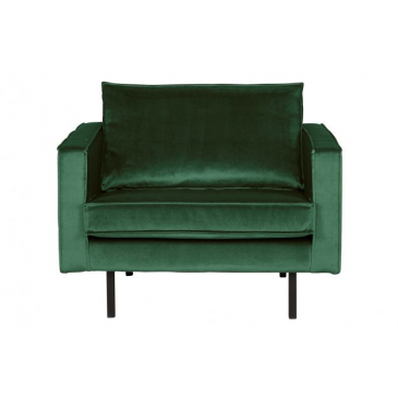 BePureHome Rodeo Fauteuil Velvet Green Forest