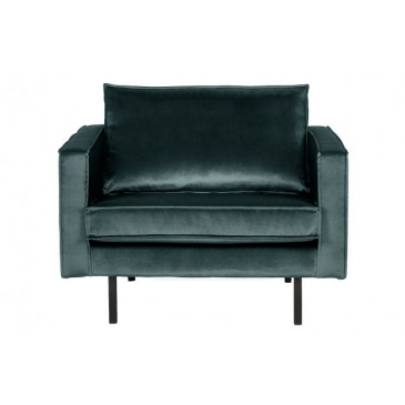 BePureHome Rodeo Fauteuil Velvet Teal 