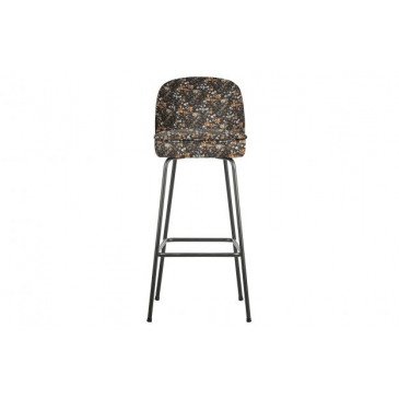 BePureHome Vogue Barstoel Velvet Flower 80cm