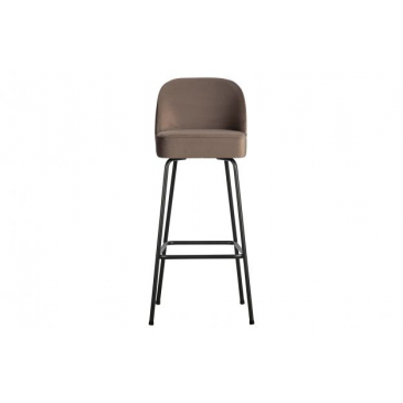 BePureHome Vogue Barstoel Velvet Nougat 80cm