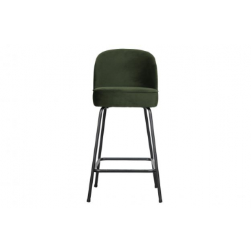 BePureHome Vogue Barstoel Velvet Onyx 65cm