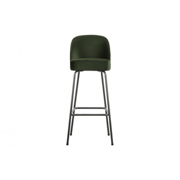 BePureHome Vogue Barstoel Velvet Onyx 80cm