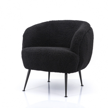 By-Boo Fauteuil Babe Teddy Zwart