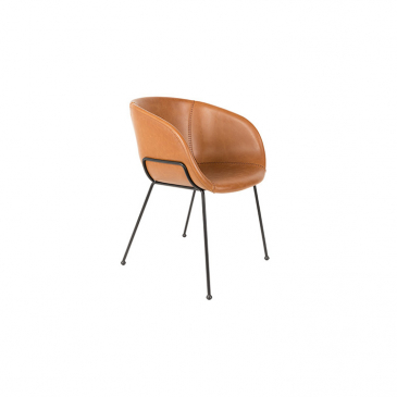 Dutchbone Feston Arm Chair Bruin