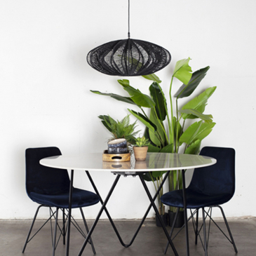 Eettafel Coco Marmer Wit Rond 125cm - Giga Meubel