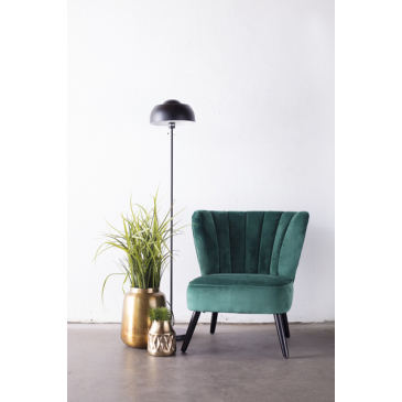 Fauteuil Shelly Velvet Groen - Giga Meubel
