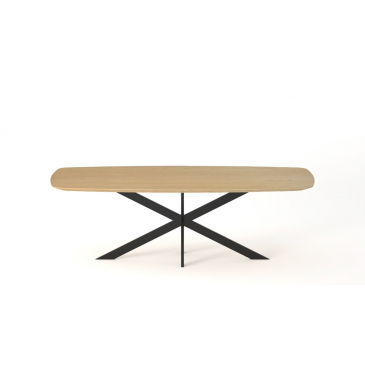 I-Catchers Tafelblad Fort Deens Ovaal Naturel Lange Planken 300x120cm