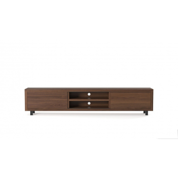 I-Catchers Tv-Meubel Fort Walnoot 2 Schuifdeuren 270x40x56cm