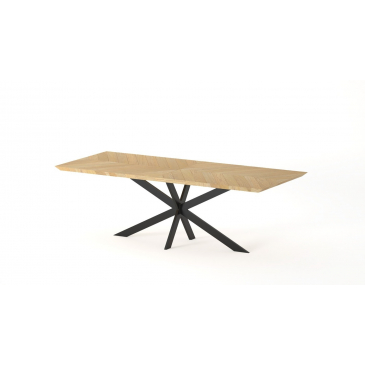 I-Catchers Tafelblad Fort Deens Ovaal Naturel Visgraat 240x110cm