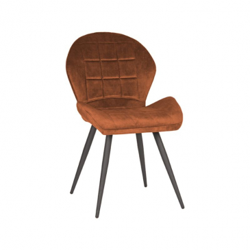 Label51 Eetkamerstoel Sil Velvet Brick
