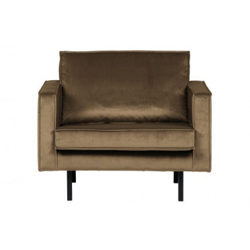 BePureHome Fauteuil Rodeo Velvet Taupe