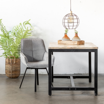 Stoel Shannon Stone Draaibaar - Giga Meubel