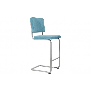 Zuiver Barstoel Ridge Kink Blauw