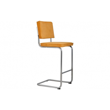 Zuiver Barstoel Ridge Rib Geel