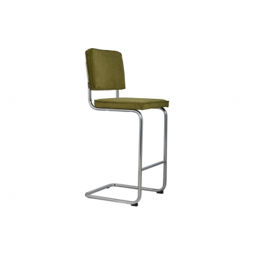 Zuiver Barstoel Ridge Rib Groen 