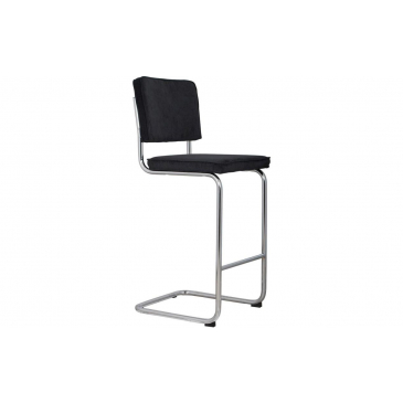 Zuiver Barstoel Ridge Rib Zwart