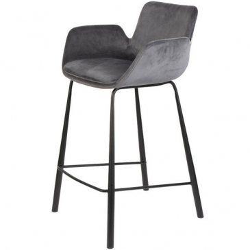 Zuiver Counter Barstoel Brit Donkergrijs