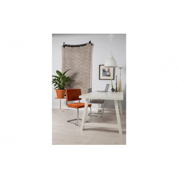 Zuiver Eetkamerstoel Ridge Kink Rib Oranje