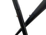 Inklapbare Statafel Piper Zwart 80cm - Giga Meubel